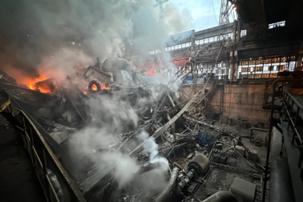 Росіяни цієї ночі вкотре атакували теплоелектростанцію ДТЕК