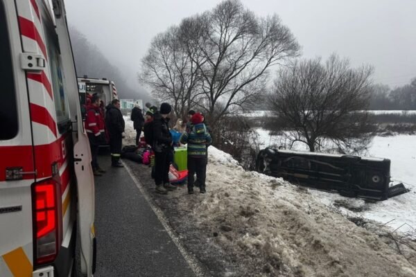 На Закарпатті перекинувся автобус із дітьми: Є постраждалі