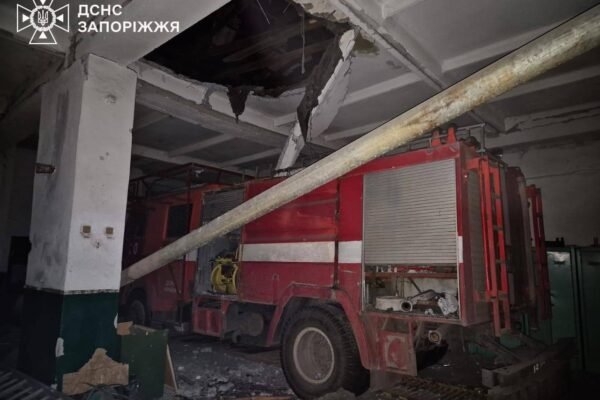 Росіяни атакували пожежно-рятувальний підрозділ на Запоріжжі