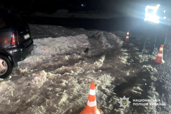 У Смілі п’яна водійка збила пішохода та намагалася втекти, проте застрягла в снігу