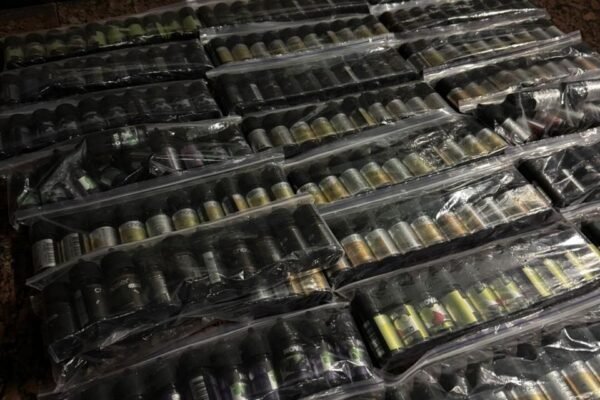 На кордоні з Польщею виявили приховані рідини для вейпів у вагоні потяга