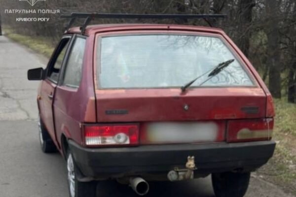 Під Кривим Рогом зупинили водія з перевищенням рівня алкоголю у крові у 15 разів