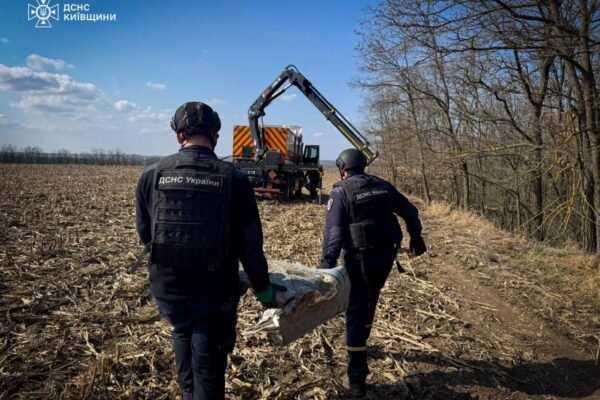 Дві бойові частини ракети Х-101 знайшли в Білоцерківському районі 