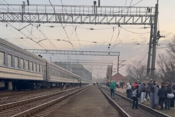 Пасажирів потягу з Києва до Кривого Рогу тричі за ніч евакуювали через атаку БпЛА (ФОТО, ВІДЕО)