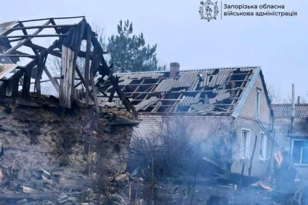 Ворог атакував населені пункти на Запоріжжі понад 600 разів за добу