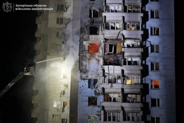 Вночі окупанти масовано атакували Запоріжжя