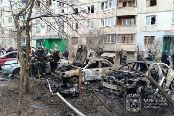 Щонайменше четверо людей постраждали через удари дронів по Харкову 25 березня