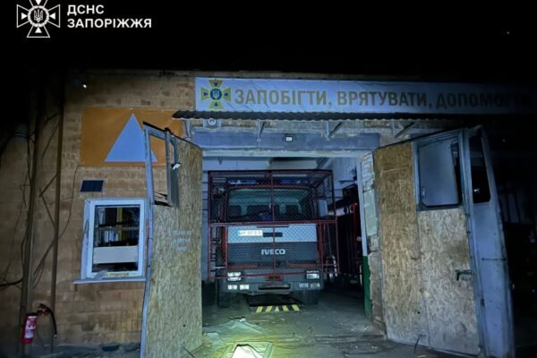 Росіяни вдарили по рятувальному підрозділу на Запоріжжі (ФОТО)