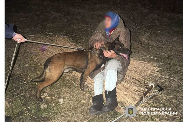 На Полтавщині службовий пес допоміг розшукати зниклу жінку