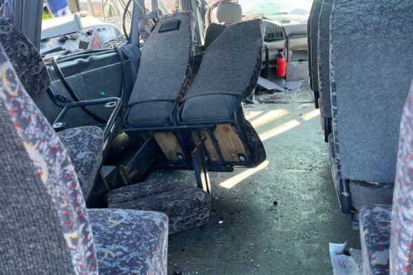 Під ворожий удар потрапив автобус з цивільними на Сумщині