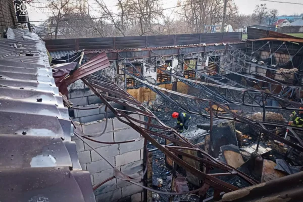 У Кагарлику горіла піцерія «Мандарин»