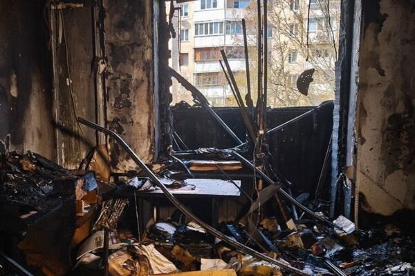 ЗМІ показали квартиру київського стрільця після пожежі (ФОТО)