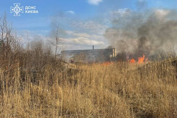 Київ знову у диму через пожежі у двох районах – ДСНС
