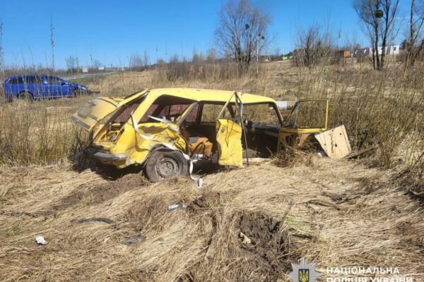 На Вишгородщині унаслідок ДТП постраждали двоє людей