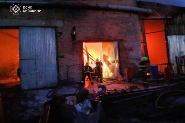 У Вишгородскому районі сталася пожежа у деревообробному цеху (ФОТО)