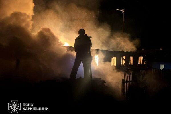 В ніч на 20 квітня росіяни атакували Великий Бурлук. Є поранені