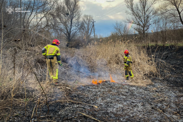 На Черкащині через людську необережність спалахнули 4 пожежі (ФОТО)