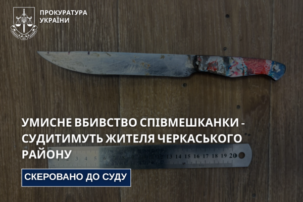 Побив і зарізав під час конфлікту: На Черкащині чоловік убив співмешканку кухонним ножем
