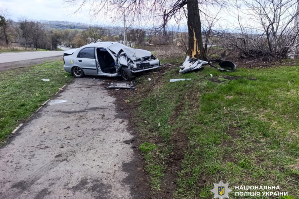 Смертельна ДТП на Черкащині: Авто злетіло з дороги та врізалося в дерево