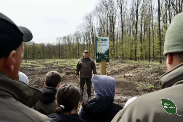 На Черкащині висадили «Ліс пам’яті» на честь загиблих воїнів-лісівників