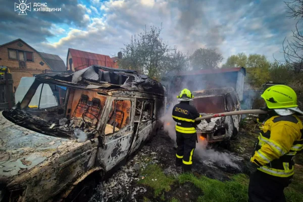 У Білій Церкві горіли дві вантажівки: Пожежу ліквідували