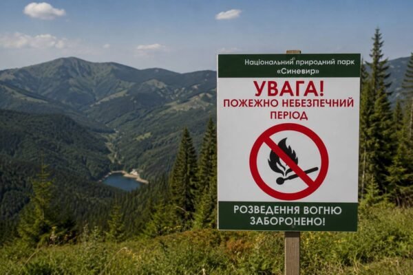 Через високий ризик пожеж у Нацпарку «Синевир» вводять обмеження для туристів