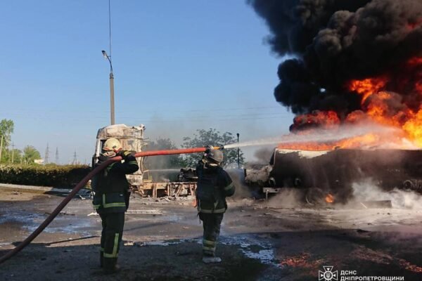 Ворог атакував АЗС на Дніпропетровщині (ФОТО)