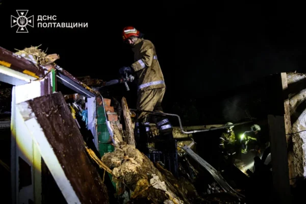 Через удар по Полтавщині 5 населених пунктів залишилися без газу