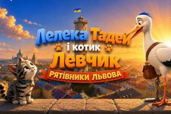 Львівські дошкільнята стали авторами нового мультфільму про Лелеку Тадея та котика Левчика (ВІДЕО)