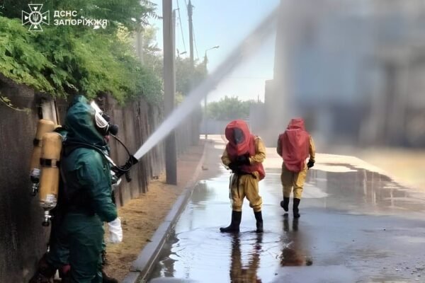 У Запоріжжі після російського удару стався витік аміаку