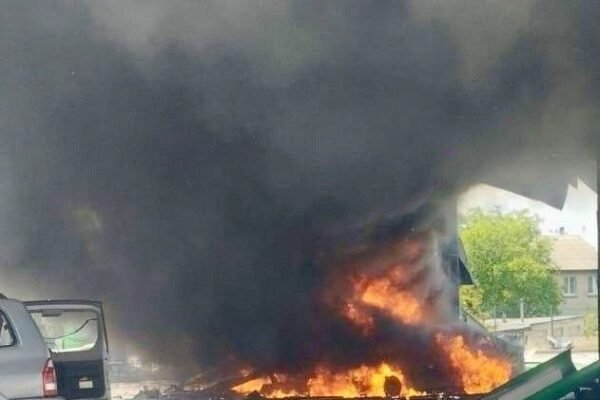 Росіяни вдарили по двох АЗС у Павлоградському районі