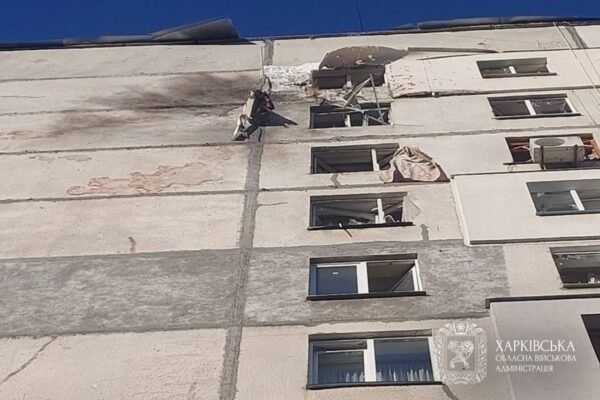 Внаслідок обстрілів Харківщини загинула людина і 13 поранені