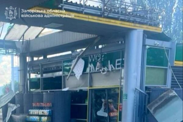 Росіяни атакували АЗС у Запоріжжі