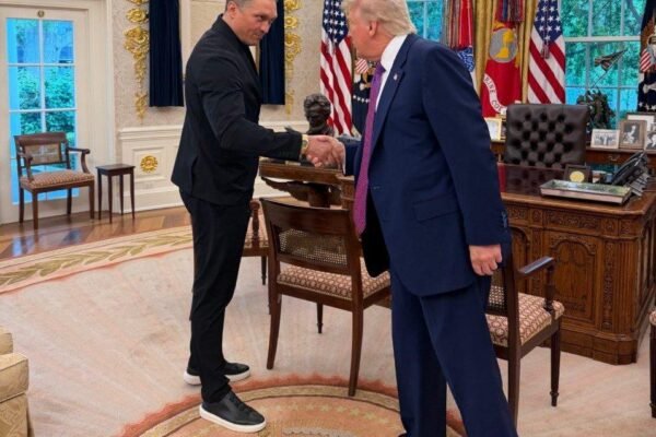В Білому Домі відбулася зустріч Олександра Усика з Трампом