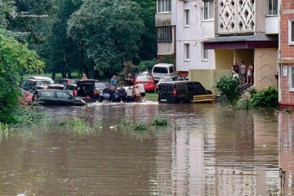 Негода на Тернопільщині: Рятувальники працюють над ліквідацією наслідків підтоплень (ФОТО)