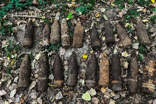 На Львівщині чоловік під час збору грибів знайшов 18 артилерійських снарядів часів ІІ Світової війни