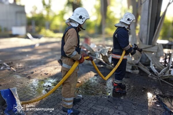 Внаслідок удару по АЗС на Житомирщині поранені дві людини