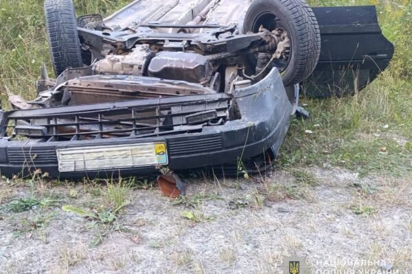 На Львівщині перекинувся автомобіль: Загинув 26-річний пасажир, водій – у лікарні
