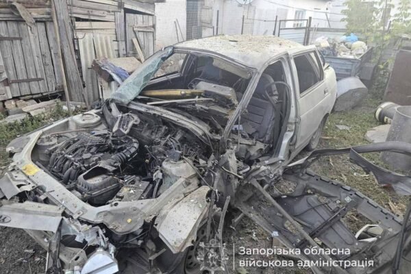 На Запоріжжі росіяни атакували автомобілі цивільних