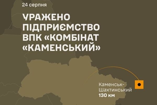 Сили оборони уразили російське підприємство ВПК “Комбінат “Каменський” у Ростовській області