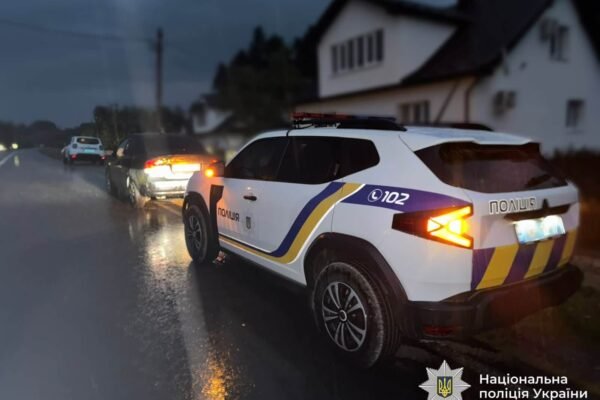 На Прикарпатті п’яний водій з підробленими документами на автомобіль намагався підкупити поліцейських