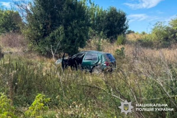 На Хмельниччині авто вилетіло з дороги та перекинулося. Постраждала дитина