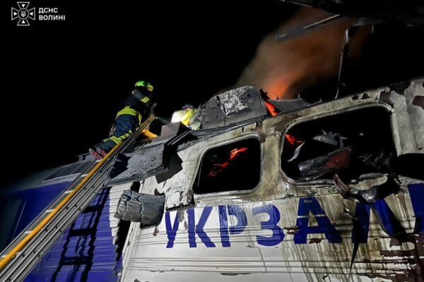 Росіяни атакували потяг на Волині