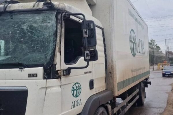 У Золочеві ворожий дрон атакував людей під час видачі гуманітарки