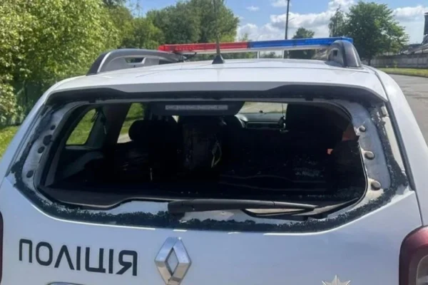 Загинув патрульний: У Краматорську дрон атакував поліцейське авто