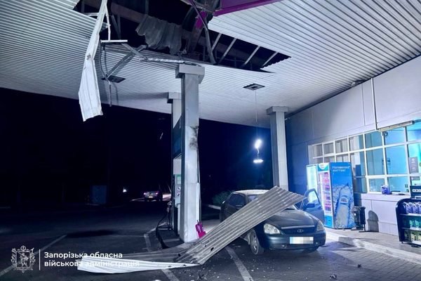 Росіяни атакували Запоріжжя: Вдарили по автозаправній станції